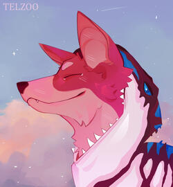 Fox Flat Color Bust/Headshot