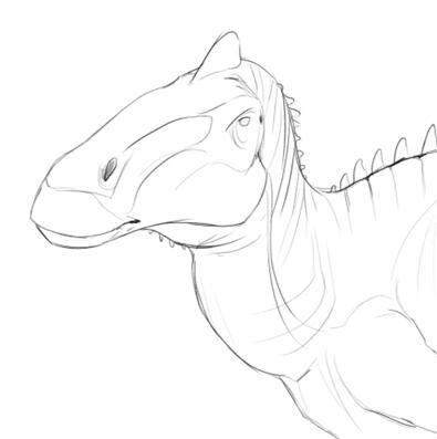 Edmontosaurus Sketch