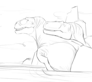 Torvosaurus Sketch