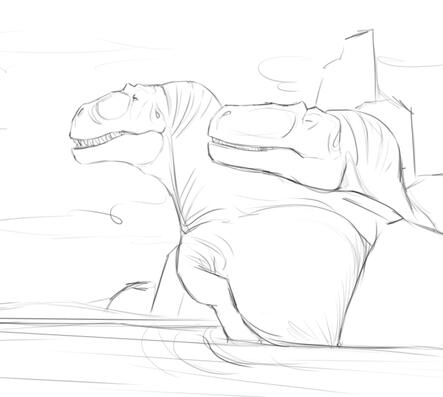 Torvosaurus Sketch