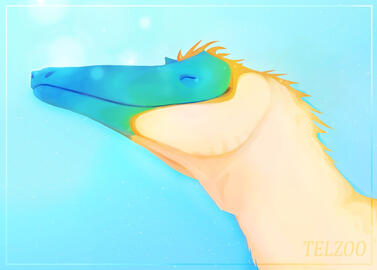 Austroraptor Rendered Bust/Headshot
