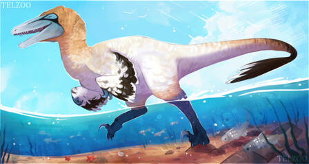 Austroraptor Rendered Fullbody