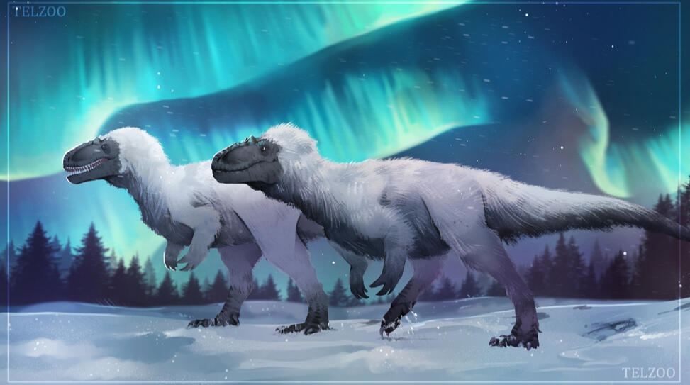 Yutyrannus Rendered Fullbody